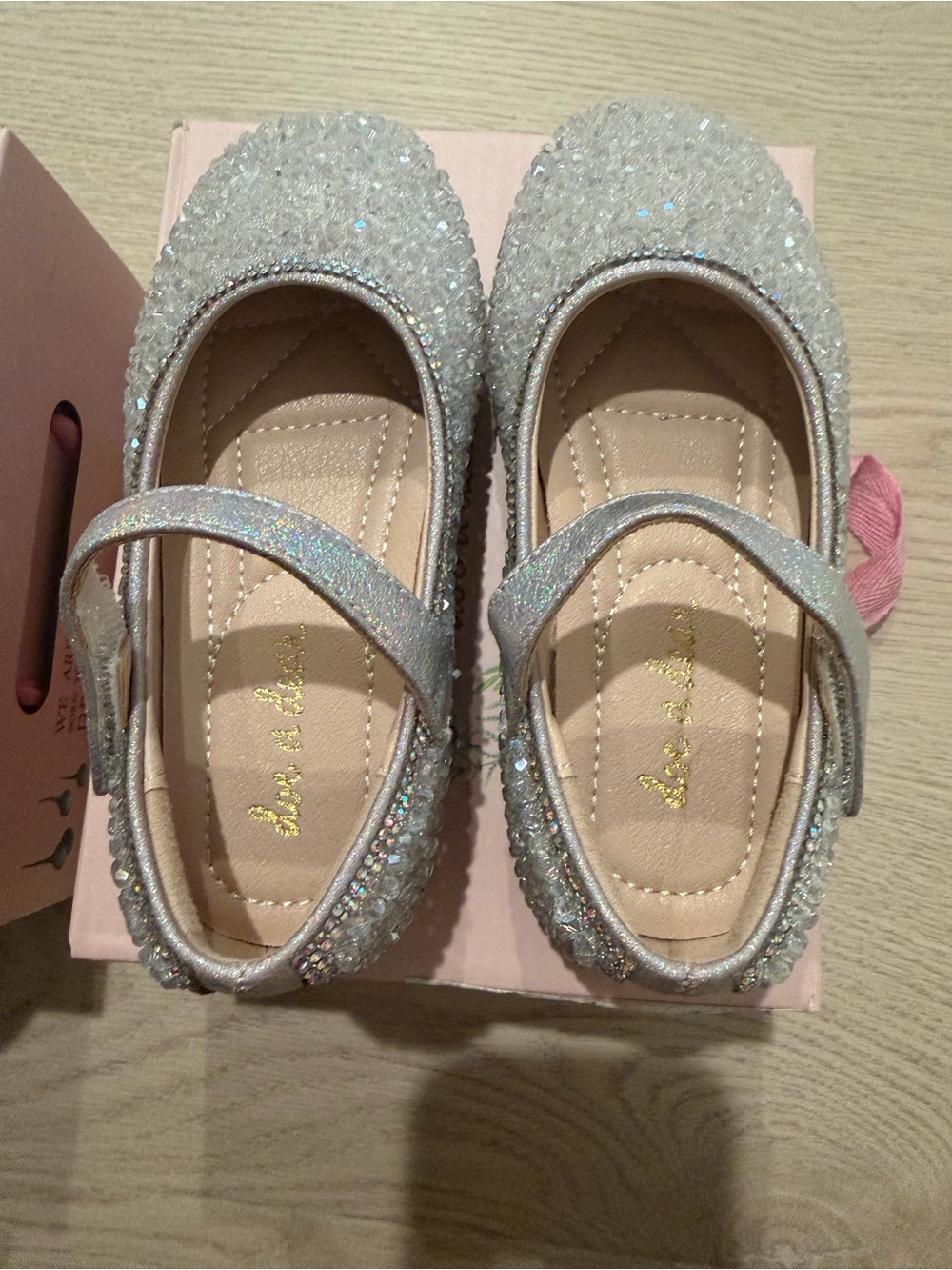 Bead Stone Flat Shoes Doe A Dear - Pink